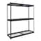Hallowell Boltless Shelving Unit, 24"D x 72"W x 84"H, 3 Shelves, Steel DRHC722484-3S-W-ME - alternate 1