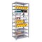 Hallowell Metal Antimicrobial Shelving Unit, 24"D x 36"W x 87"H, 11 Shelves, Steel 451C-24PL-AM - alternate 2