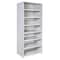 Hallowell Metal Antimicrobial Shelving Unit, 24"D x 36"W x 87"H, 8 Shelves, Steel 4523-24PL-AM - alternate 1