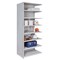 Hallowell Metal Antimicrobial Shelving, 24"D x 36"W x 87"H, 8 Shelves, Steel A4523-24PL-AM - alternate 2