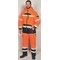 Kishigo Rain Jacket, Reflective Piping, Polyester, Class 3 R, Orange, 2XL RWJ107-2X-3X - alternate 11
