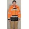 Kishigo Rain Jacket, Reflective Piping, Polyester, Class 3 R, Orange, S RWJ107-S-M - alternate 3