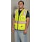 Kishigo Vest, BlackBottom, Class 2, Lime, S-M 1509-S-M - alternate 4