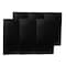 Wall Control Pegboard Panel, Round 1/4 in Holes, 1 in Hole Spacing, 32 in H x 96 in W x 3/4 in D, Black 35-P-3296BK - alternate 1