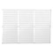 Wall Control Pegboard Panel, Round 1/4 in Holes, 1 in Hole Spacing, 32 in H x 48 in W x 3/4 in D, White 35-P-3248WH - alternate 1