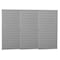 Wall Control Pegboard Panel, Round 1/4 in Holes, 1 in Hole Spacing, 32 in H x 48 in W x 3/4 in D, Gray 35-P-3248GY - alternate 1
