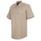 Horace Small Men's Tactical Shirt, 35% Cotton, 65% Polyester, Button Front, 2 Pocket(s), Tan, 15.5 HS1211 SS 155 - alternate 1