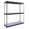 Hallowell Boltless Shelving Unit, 24"D x 72"W x 84"H, 3 Shelves, Steel DRHC722484-3S-E-ME - alternate 1