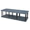 Structural Plastics Freestanding Plastic Shelving, Open Style, 36 in D, 96 in W, 27 in H, 2 Shelves, Black ST9636B - alternate 1
