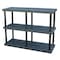 Structural Plastics Freestanding Plastic Shelving, Open Style, 24 in D, 66 in W, 51 in H, 3 Shelves, Black ST6624x3 - alternate 1