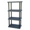 Structural Plastics Freestanding Plastic Shelving, Open Style, 24 in D, 36 in W, 75 in H, 4 Shelves, Black ST3624x4 - alternate 1