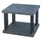 Structural Plastics Freestanding Plastic Shelving, Open Style, 36 in D, 36 in W, 27 in H, 2 Shelves, Black ST3636B - alternate 1