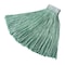 Rubbermaid Commercial 5 in String Wet Mop, 28 oz Dry Wt, Clamp On Connection, Cut-End, Green, Synthetic, PK6 FGF13700GR00 - alternate 1