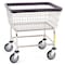 R&B Wire Products Wire Utility Cart, 2.5 Bushel, Chrome 100CEC - alternate 1