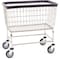 R&B Wire Products Wire Utility Cart, 4.5 Bushel, Chrome 200CFC - alternate 1