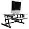 Lorell Monitor Riser, Sit-To-Stand, Black LLR81974 - alternate 1