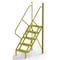 Tri-Arc 92 in Overall H, Ladder, Steel, 5 Steps, Yellow Powder Coated Finish, 1,000 lb Load Capacity UCL5005246 - alternate 1