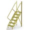 Tri-Arc 102 in Overall H, Ladder, Steel, 6 Steps, Yellow Powder Coated Finish, 1,000 lb Load Capacity UCL5006246 - alternate 1