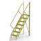 Tri-Arc 112 in Overall H, Ladder, Steel, 7 Steps, Yellow Powder Coated Finish, 1,000 lb Load Capacity UCL5007246 - alternate 1
