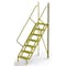 Tri-Arc 112 in Overall H, Ladder, Steel, 7 Steps, Yellow Powder Coated Finish, 1,000 lb Load Capacity UCL5007242 - alternate 1