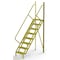 Tri-Arc 122 in Overall H, Ladder, Steel, 8 Steps, Yellow Powder Coated Finish, 1,000 lb Load Capacity UCL5008242 - alternate 1