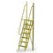 Tri-Arc 112 in Overall H, Ladder, Steel, 7 Steps, Yellow Powder Coated Finish, 1,000 lb Load Capacity UCL7507246 - alternate 1