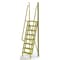 Tri-Arc 122 in Overall H, Ladder, Steel, 8 Steps, Yellow Powder Coated Finish, 1,000 lb Load Capacity UCL7508246 - alternate 1