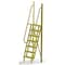Tri-Arc 112 in Overall H, Ladder, Steel, 7 Steps, Yellow Powder Coated Finish, 1,000 lb Load Capacity UCL7507242 - alternate 1