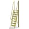 Tri-Arc 122 in Overall H, Ladder, Steel, 8 Steps, Yellow Powder Coated Finish, 1,000 lb Load Capacity UCL7508242 - alternate 1