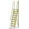 Tri-Arc 132 in Overall H, Ladder, Steel, 9 Steps, Yellow Powder Coated Finish, 1,000 lb Load Capacity UCL7509242 - alternate 1