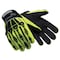 Hexarmor Chrome Series(R) Hi-Vis Cut-Resistant Impact Gloves, Synthetic Leather Palm, S 4026-S (7) - alternate 1