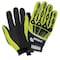 Hexarmor Chrome Series(R) Hi-Vis Cut-Resistant Impact Gloves, Synthetic Leather Palm, S 4026-S (7) - alternate 4