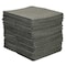 Brady Sorbent Pad, 26 gal, 15 in x 19 in, Oil, Gray, Polypropylene MRO100-B - alternate 1