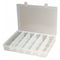 Durham Mfg Compartment Box with 6 compartments, Plastic, 1 3/4 in H x 10-13/16 in W SP6-CLEAR - alternate 2