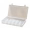 Durham Mfg Compartment Box with 13 compartments, Plastic, 1-3/4" H x 10-13/16 in W SP13-CLEAR - alternate 2