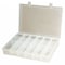 Durham Mfg Compartment Box with 18 compartments, Plastic, 1-3/4" H x 10-13/16 in W SP18-CLEAR - alternate 2