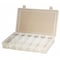 Durham Mfg Compartment Box with 6 compartments, Plastic, 2 5/16 in H x 13-1/8 in W LP6-CLEAR - alternate 2
