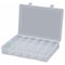 Durham Mfg Compartment Box with 18 compartments, Plastic, 2 5/16 in H x 13-1/8 in W LP18-CLEAR - alternate 1
