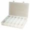 Durham Mfg Compartment Box with 18 compartments, Plastic, 2 5/16 in H x 13-1/8 in W LP18-CLEAR - alternate 2