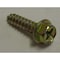 Zoro Select Con-Sert Screws Masonry Screw, 5/32" Dia., Hex, 2 in L, Carbon Steel Yellow Zinc, 100 PK 08200HS - alternate 2