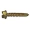 Zoro Select Con-Sert Screws Masonry Screw, 5/32" Dia., Hex, 2 in L, Carbon Steel Yellow Zinc, 100 PK 08200HS - alternate 1