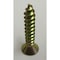 Zoro Select Con-Sert Screws Masonry Screw, 1/4" Dia., Flat, 3 1/2 in L, Carbon Steel Yellow Zinc, 100 PK 14312PS - alternate 4
