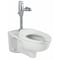 American Standard Toilet Bowl, 1.28 to 1.6 gpf, Flushometer, Wall Mount, Elongated, White 2294011EC.020 - alternate 3