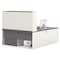 Bestar U Shaped Desk U-Shape Workstation, 92.6" D X 65.9" H, 71.1" W X Melamine, Slate/Sandstone 93863-59 - alternate 2
