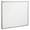 Mooreco Dry Erase Board, Steel, 48 in, 72 in, Aluminum Frame, White, Gloss 219PG - alternate 1