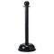 Zoro Select Barrier Post, 41 In. H, Black, PK6 92119 - alternate 1