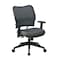 Office Star Desk Chair Desk Chair, Adjustable Arms, 18.56" to 22-3/4" Height, Fabric, Gray 13-V44N1WA - alternate 1