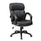 Office Star Exec Chair, Leather, Black, 18-21" Seat Ht EC9231-EC3 - alternate 1