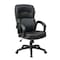 Office Star Exec Chair, Leather, Black, 18-21" Seat Ht EC9230-EC3 - alternate 1