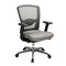 Office Star Desk Chair Desk Chair, Adjustable Arms, 17-3/4" to 21-1/4" Height, Fabric, Black 511342AL - alternate 1